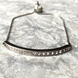 Silver "Faith" Bracelet